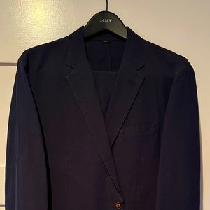 JCrew Ludlow slim-fit unstructured suit in Baird McNutt Irish Linen